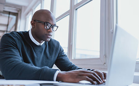 Man on Laptop